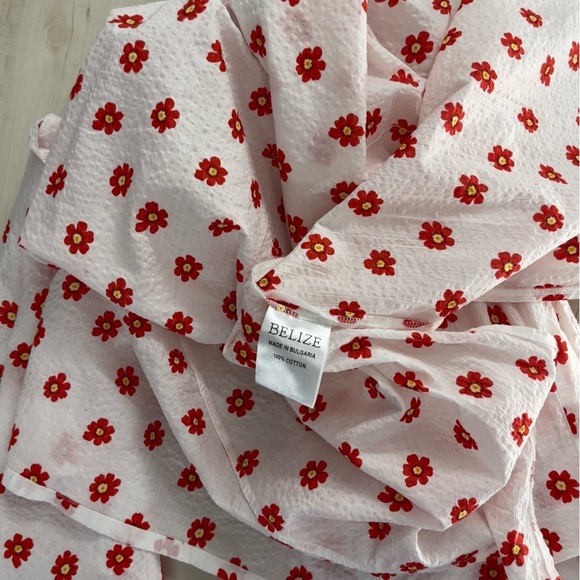 BELIZE high end wrap floral dress boho casual revolve shopbop 4 6 S - Picture 9 of 10